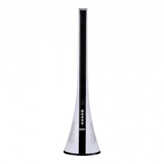 Ventoinha de torre. potncia: 50w com comando. cor branco 28,5x27,8x110,8cm ref 33955 EDM