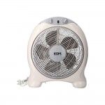 Ventoinha box fan cor branca/cinza. potencia: 45w lâminas: ø30,5cm 38,5x13x46cm refª 33951 EDM Ventoinha box fan cor branca/cinza. potencia: 45w lâminas: ø30,5cm 38,5x13x46cm refª 33951 EDM