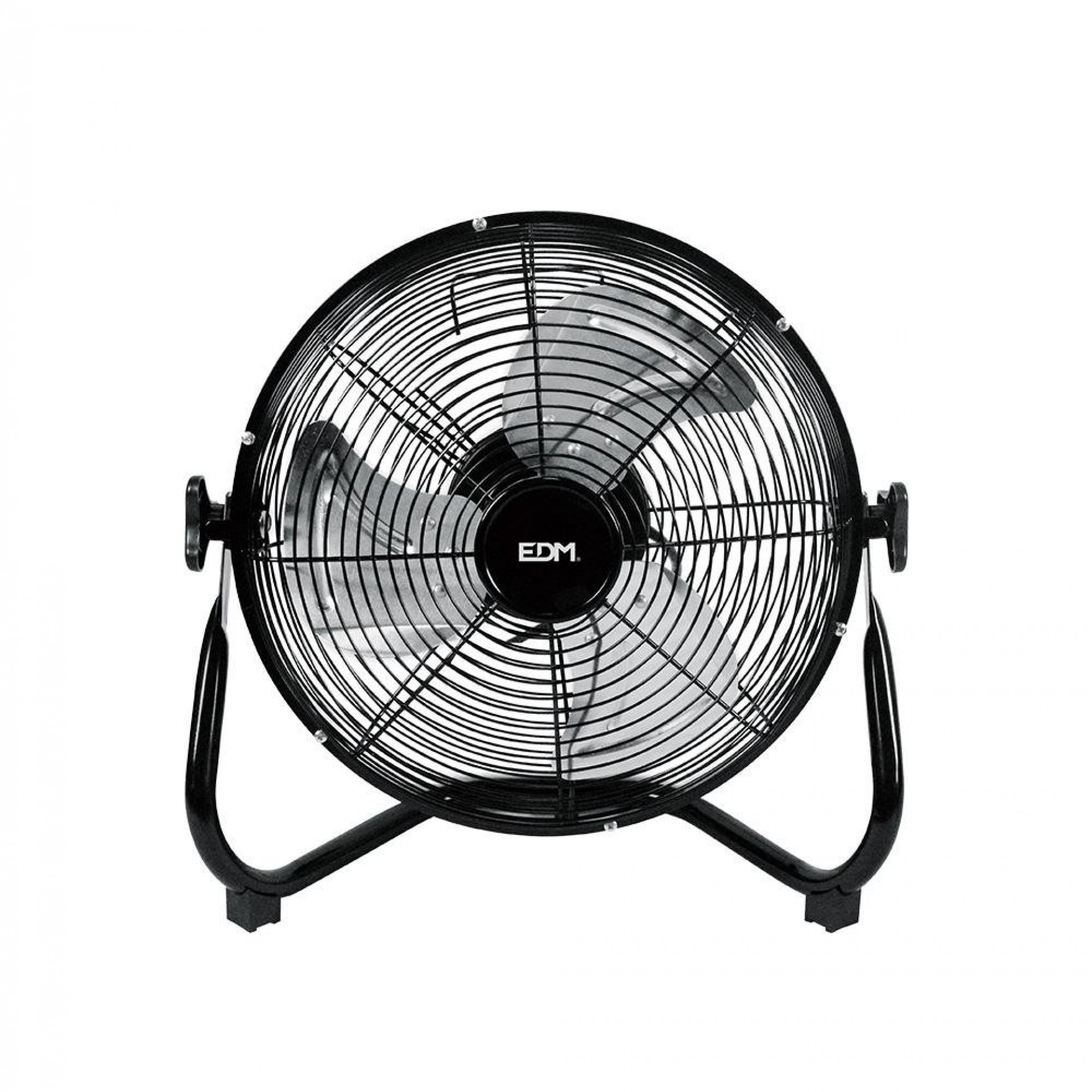 Ventoinha industrial de chão. cor preto. potência: 45w lâminas: ø30x41cm refª 33934 EDM
