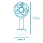 Ventoinha de m�o, recarreg�vel. 4,5w l�minas �10,6x21,3cm ref� 33904 EDM