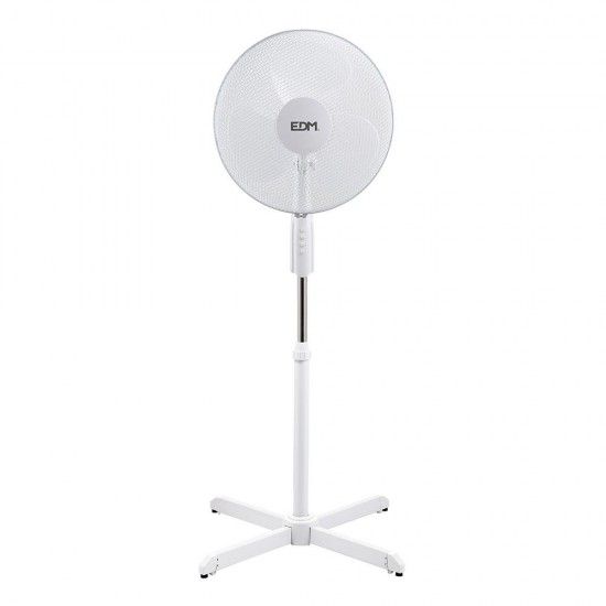 Ventoinha de p. cor branco. potncia: 50w aspas: 40cm altura regulvel 110-130cm ref 33910 EDM