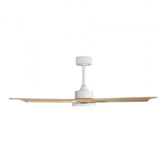 Ventoinha de teto com lâminas de madeira luz led 3000/4000/6000k báltico potência 20w refª 33819 EDM Ventoinha de teto com lâminas de madeira luz led 3000/4000/6000k báltico potência 20w refª 33819 EDM