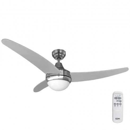 Ventoinha de teto modelo egeo. cor cormada. potncia: 60w lminas: 122cm com controle remoto ref 3