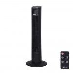 Ventoinha de torre. potência: 60w com controle remoto. cor preto 28x78,3cm refª 33504 EDM Ventoinha de torre. potência: 60w com controle remoto. cor preto 28x78,3cm refª 33504 EDM