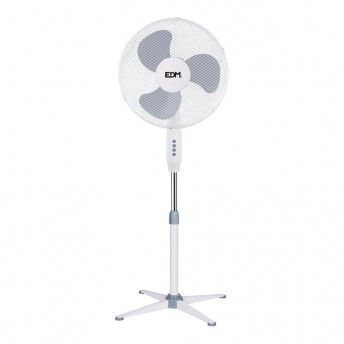 Ventoinha de p. cor branco potncia: 45w aspas: 40cm. altura regulvel 105-125cm ref 33500 EDM