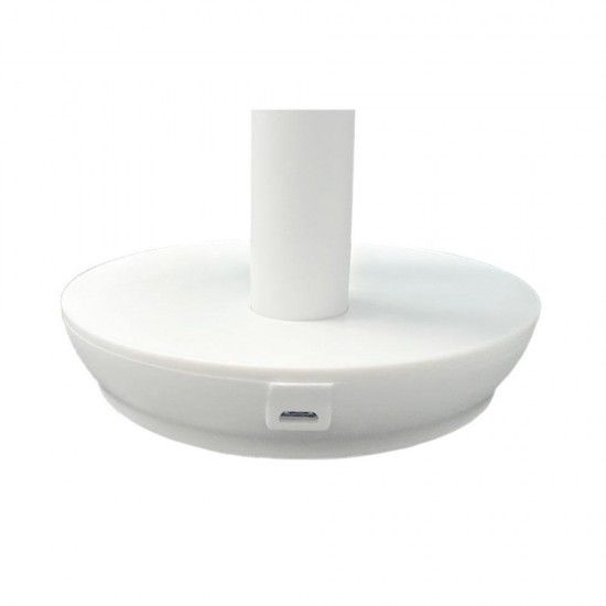 Ventoinha de mesa recarreg�vel branco pot�ncia: 5w p�s: �17cm 16,5x18,5cm ref� 33501 EDM