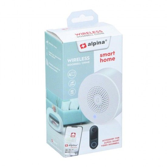 Campainha inteligente (botão não incluído) 5v usb refª 32996 ALPINA Campainha inteligente (botão não incluído) 5v usb refª 32996 ALPINA