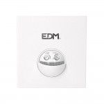 Candeeiro de parede exterior led 10w 1686lm 6400k ip54 6,6x18,8x25cm com sensor de movimento ref� 32