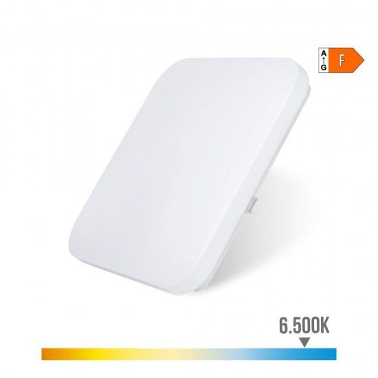 Candeeiro de superfície led extra fino 24w 6500k 37,5x37,5x7,1cm refª 32526 EDM Candeeiro de superfície led extra fino 24w 6500k 37,5x37,5x7,1cm refª 32526 EDM