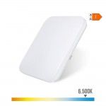 Candeeiro de superfície led extra fino 18w 6500k 33x33x7,1cm refª 32524 EDM Candeeiro de superfície led extra fino 18w 6500k 33x33x7,1cm refª 32524 EDM