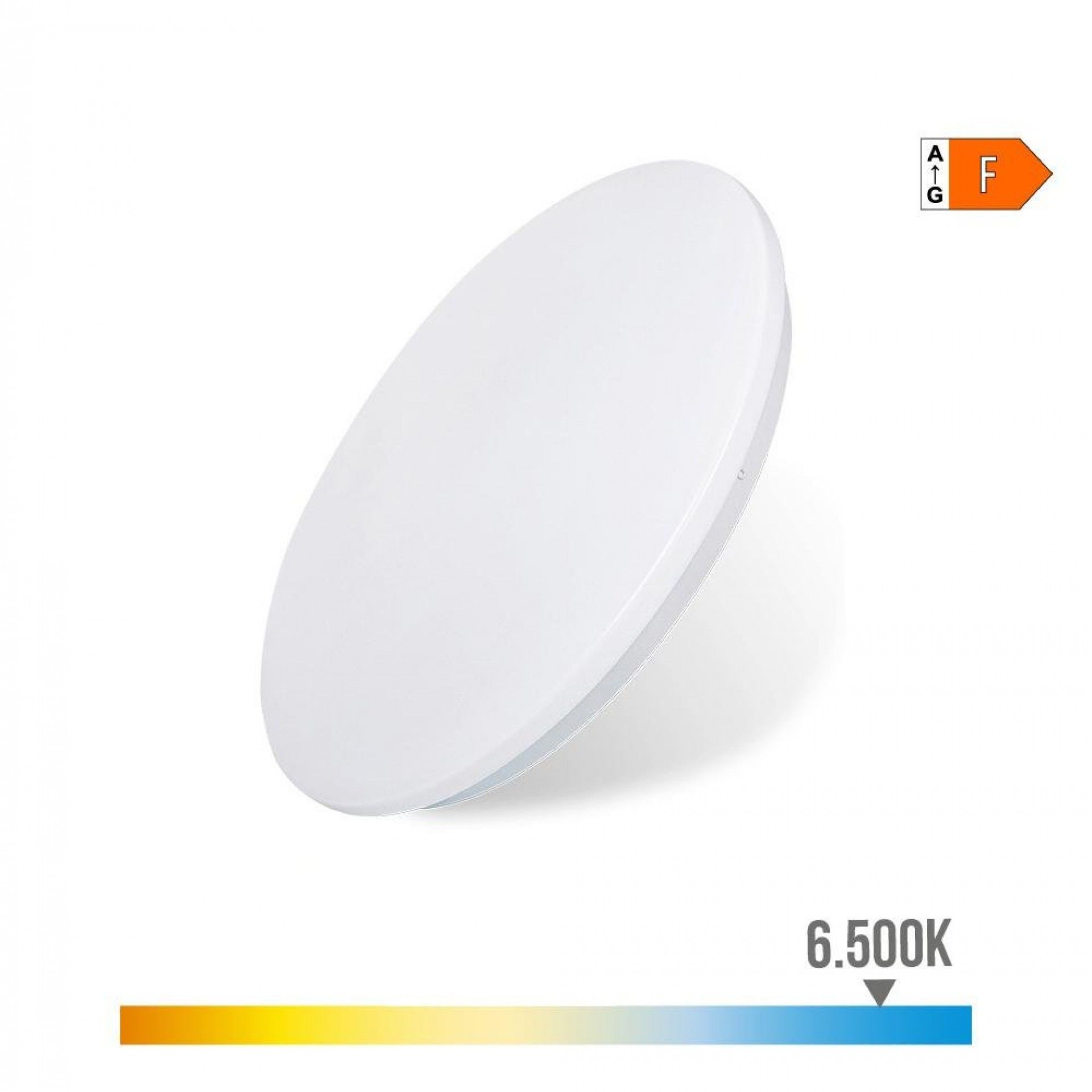 Candeeiro de teto/parede de superfície led 12w 6500k ø26,5x5,7cm refª 32516 EDM