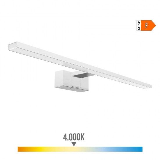 Candeeiro led de parede 12w 1.270lm 4.000k luz do dia 60x12,8x5,10cm refª 32434 EDM Candeeiro led de parede 12w 1.270lm 4.000k luz do dia 60x12,8x5,10cm refª 32434 EDM