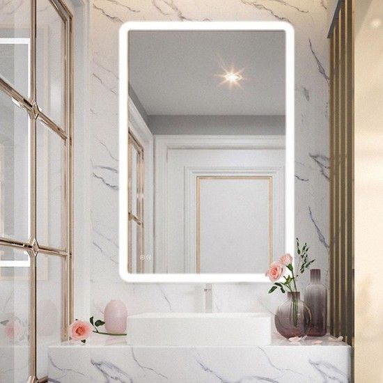 Espelho retangular com led 20w 80x60cm refª 32435 EDM Espelho retangular com led 20w 80x60cm refª 32435 EDM