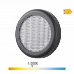 Candeeiro de parede led 6w 450lm 4000k luz dia ip65 14x2,8cm redondo ref 32155 EDM