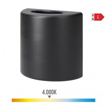 Candeeiro de parede led 3w 60lm 4000k luz dia ip54 12x12x6cm oval refª 32142 EDM Candeeiro de parede led 3w 60lm 4000k luz dia ip54 12x12x6cm oval refª 32142 EDM