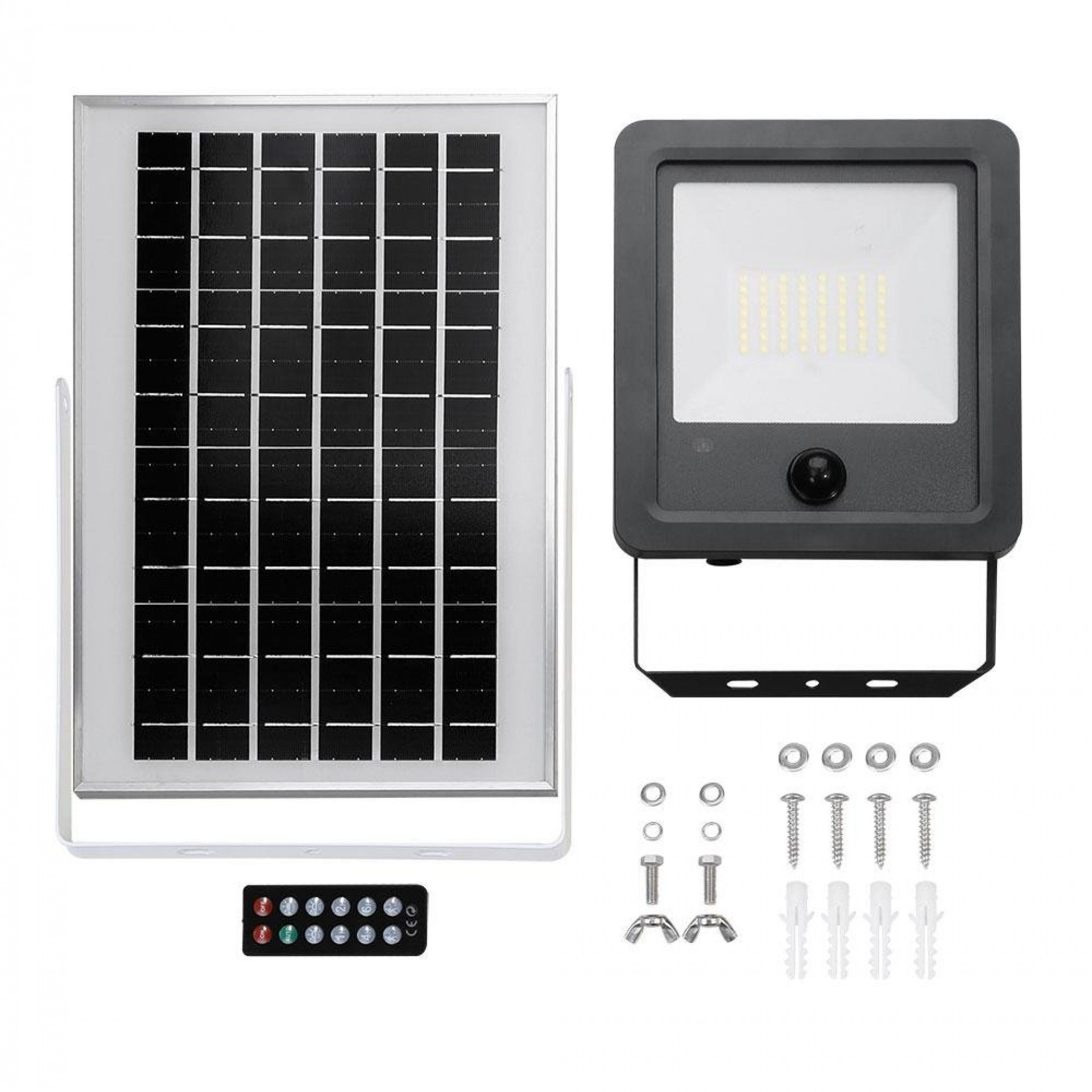 Projetor solar com sensor 300w 3.500lm 6.500k refª 31863 EDM