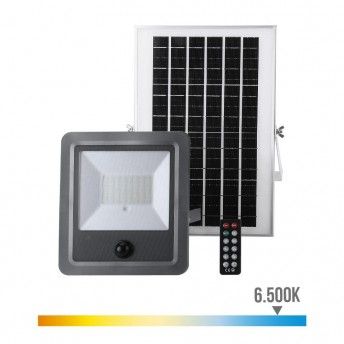 Projetor solar com sensor 300w 3.500lm 6.500k refª 31863 EDM Projetor solar com sensor 300w 3.500lm 6.500k refª 31863 EDM