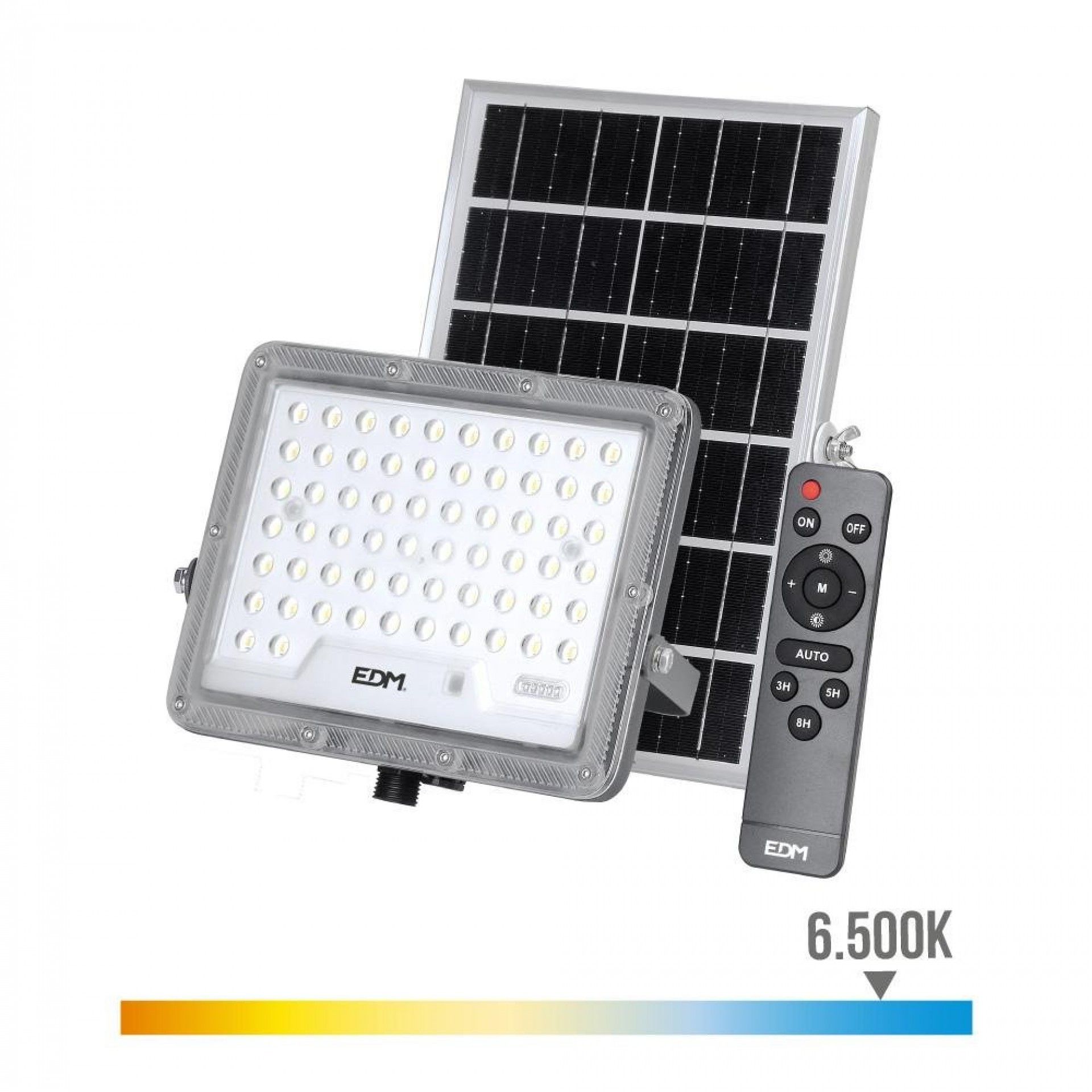 Projetor solar slim 300w 2.500lm 6.500k refª 31859 EDM