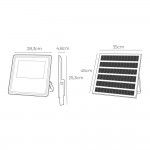 Projetor solar slim 400w 3.500lm 6.500k refª 31860 EDM Projetor solar slim 400w 3.500lm 6.500k refª 31860 EDM