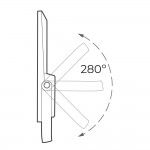 Projetor solar slim 300w 2.500lm 6.500k ref� 31859 EDM