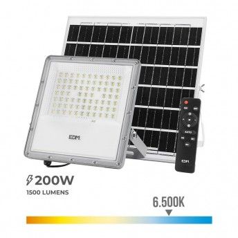 Projector led solar 200w 1.500lm 6.500k ip65 ref 31855 EDM