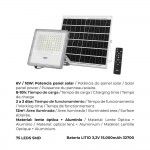 Projector led solar 200w 1.500lm 6.500k ip65 refª 31855 EDM Projector led solar 200w 1.500lm 6.500k ip65 refª 31855 EDM