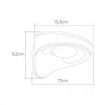 Candeeiro solar 2w 200lm 6500k com sensor cor preto refª 31852 EDM Candeeiro solar 2w 200lm 6500k com sensor cor preto refª 31852 EDM