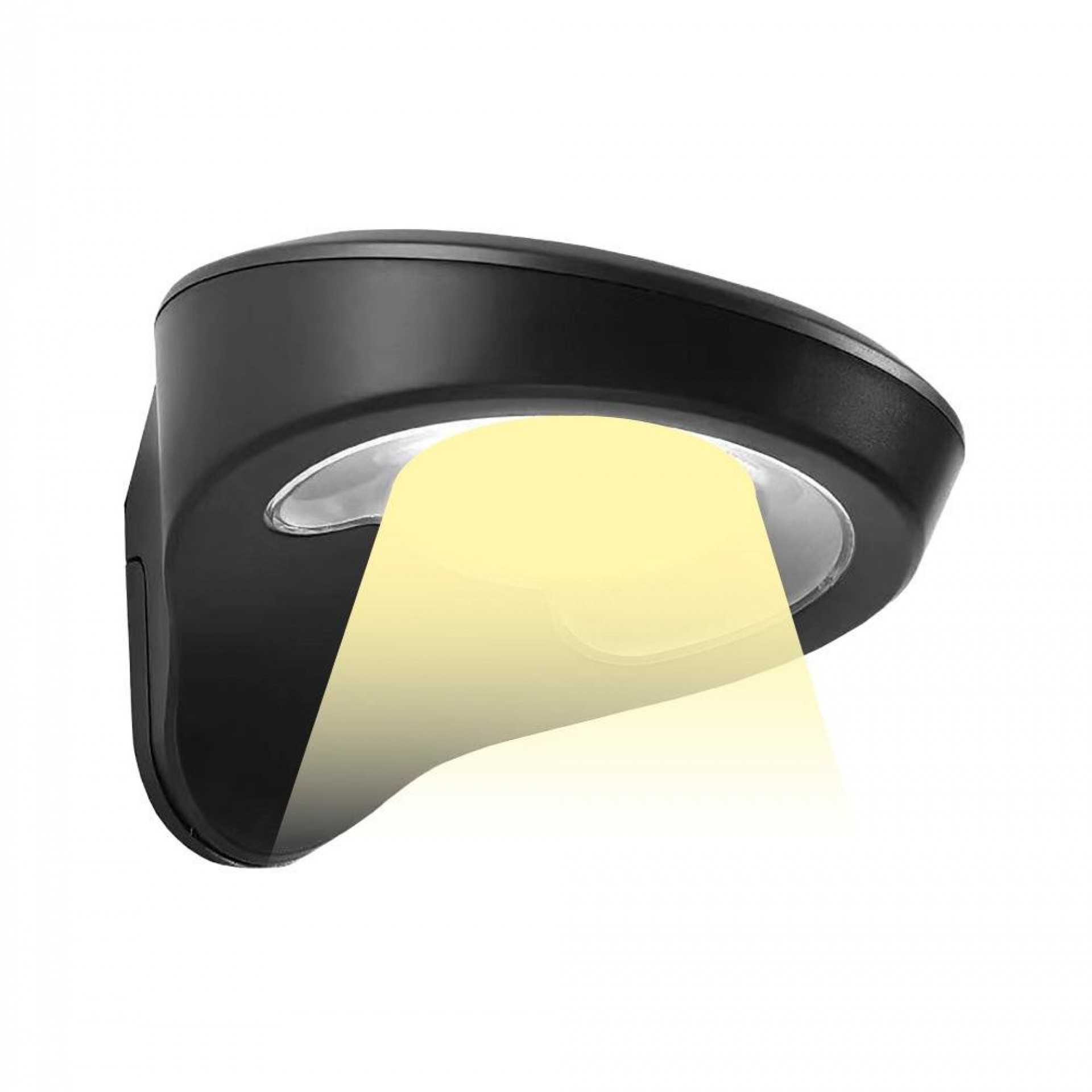 Candeeiro solar 2w 200lm 6500k com sensor cor preto refª 31852 EDM