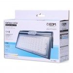 Candeeiro de parede solar 6w 430lm 6.500k com sensor cor preto ref 31849 EDM