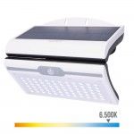 Candeeiro de parede solar 6w 430lm 6.500k com sensor cor branco ref 31848 EDM