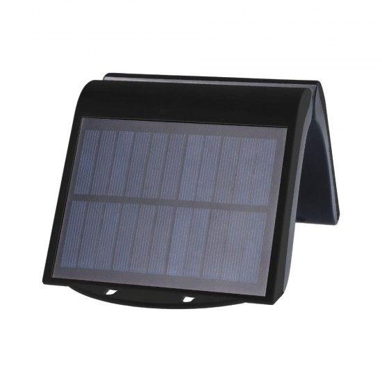 Candeeiro de parede solar 2w 220lm 6.500k com sensor cor preto refª 31847 EDM Candeeiro de parede solar 2w 220lm 6.500k com sensor cor preto refª 31847 EDM