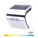 Candeeiro de parede solar 2w 220lm 6.500k com sensor cor branco refª 31846 EDM Candeeiro de parede solar 2w 220lm 6.500k com sensor cor branco refª 31846 EDM