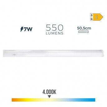 Armadura eletrnica led 7w 600lm 4000k luz dia 50,5x2,5x3,6cm ref 31695 EDM