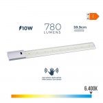 Armadura led com sensor 10w 780lm 6500k luz fria 5,5x59,9cm refª 31679 EDM Armadura led com sensor 10w 780lm 6500k luz fria 5,5x59,9cm refª 31679 EDM