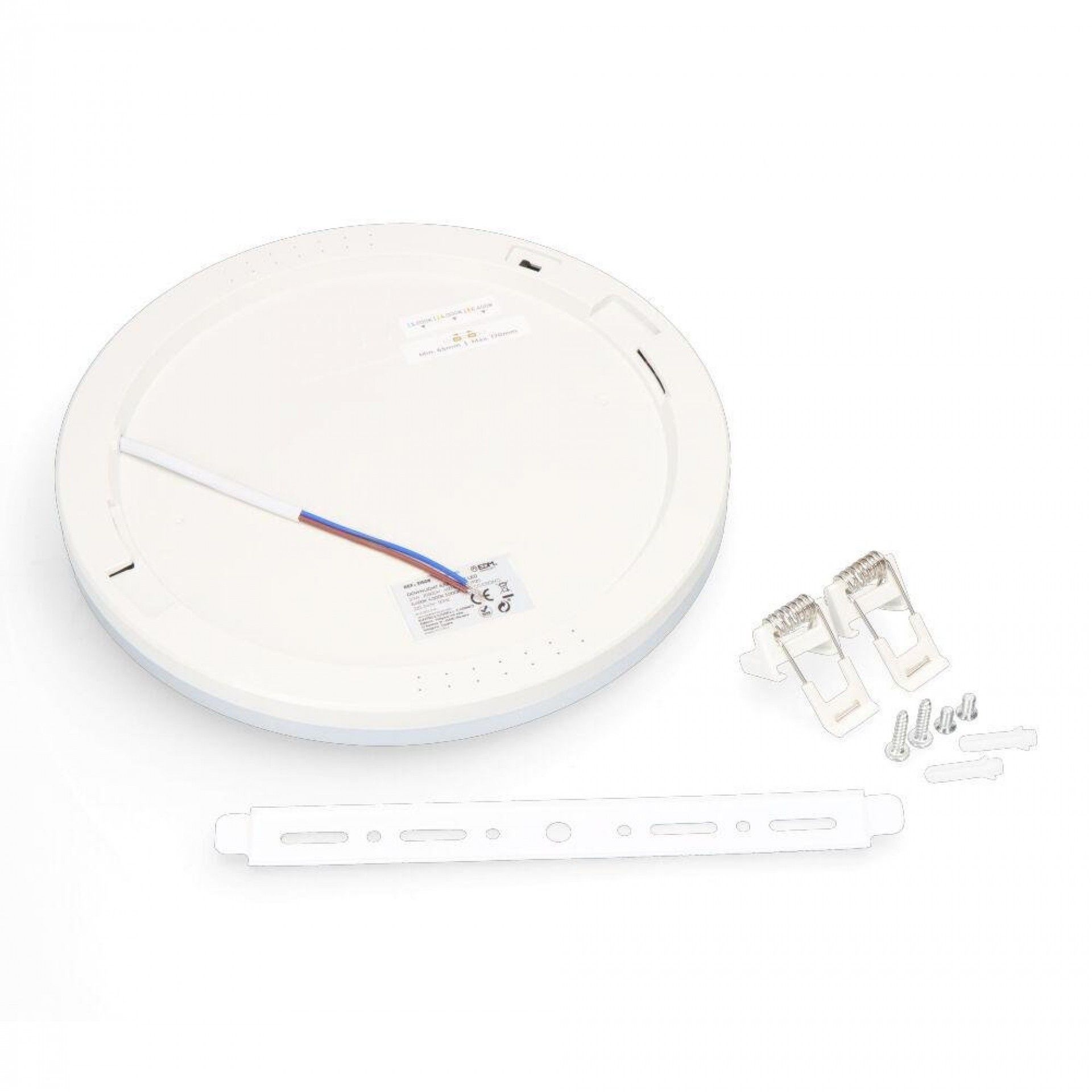 Downlight ajustável superfície/encastrar led 20w 2.050lm embelhecedor cromada.3 temperaturas de luz.