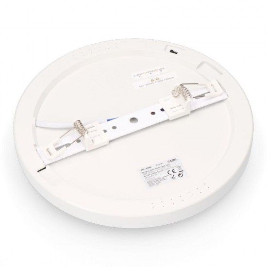 Downlight ajustável superfície/encastrar led 20w 2.050lm embelhecedor branco.3 temperaturas de luz. Downlight ajustável superfície/encastrar led 20w 2.050lm embelhecedor branco.3 temperaturas de luz.