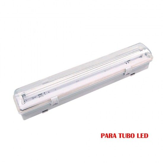Armadura fluorescente estanca para tubo led 1x22w (eq. 58w) 220v 156cm ip65 ref 31125 EDM
