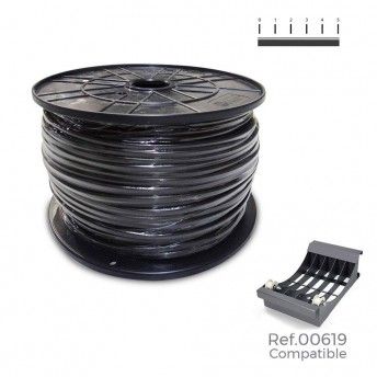 Bobine de cabo paralelo (audio) 2x0,75mm preto 1000m (bobine grande ø400x200mm) refª 28997 SEDILES Bobine de cabo paralelo (audio) 2x0,75mm preto 1000m (bobine grande ø400x200mm) refª 28997 SEDILES