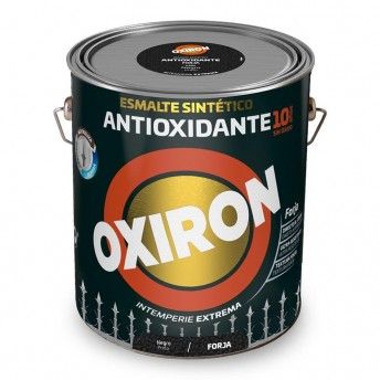 Esmalte sinttico metlico antioxidante oxiron forja preto 4l 5809028 ref 25852 TITAN