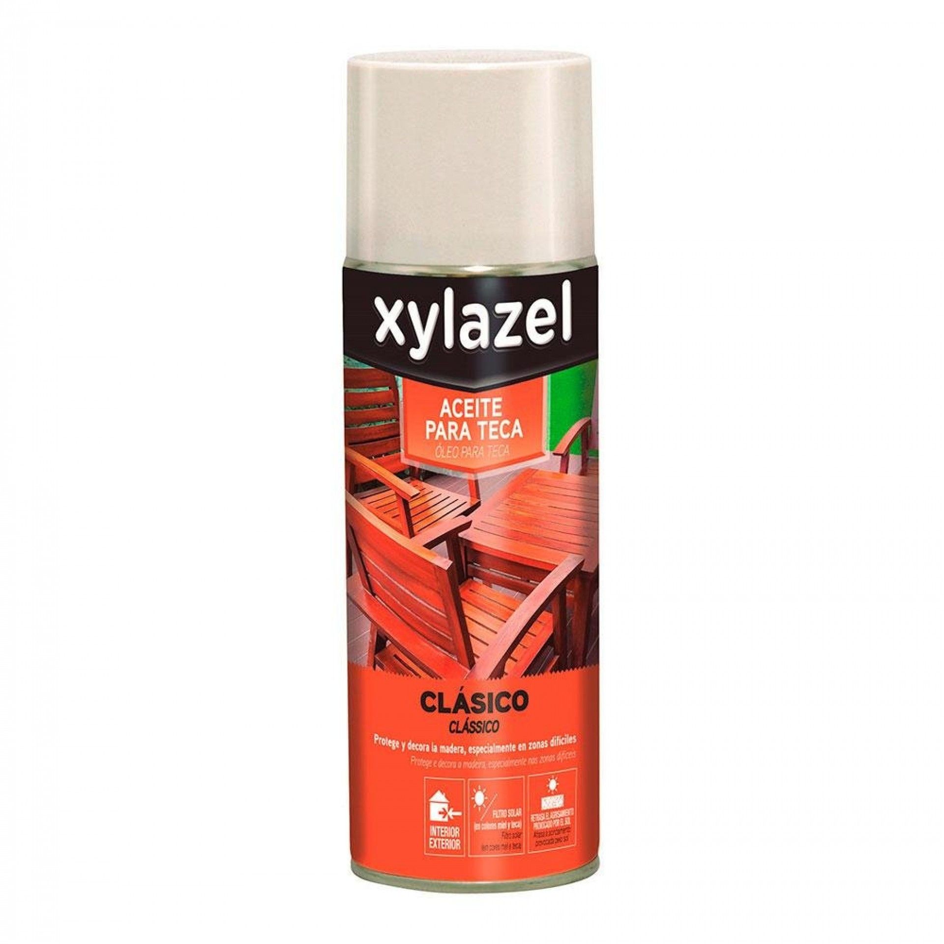 Xylazel óleo para teca spray cor teca 0.400l 5396270 refª 25574 XYLAZEL