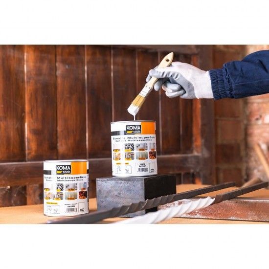 Esmalte multissuperfícies branco acetinado 750 ml edm refª 25435 KOMA TOOLS Esmalte multissuperfícies branco acetinado 750 ml edm refª 25435 KOMA TOOLS