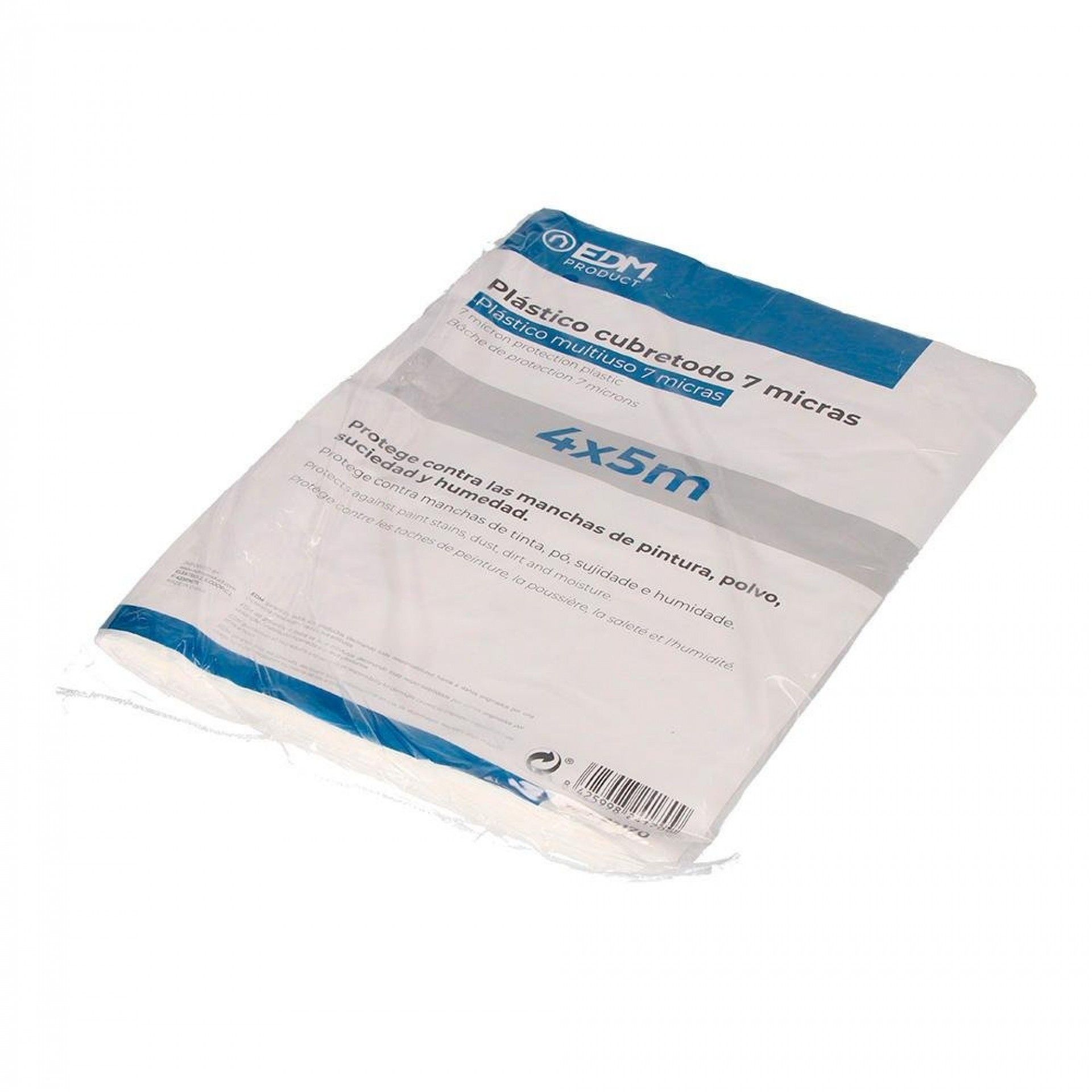 Plástico protetor 7 micras 4x5m refª 24170 EDM