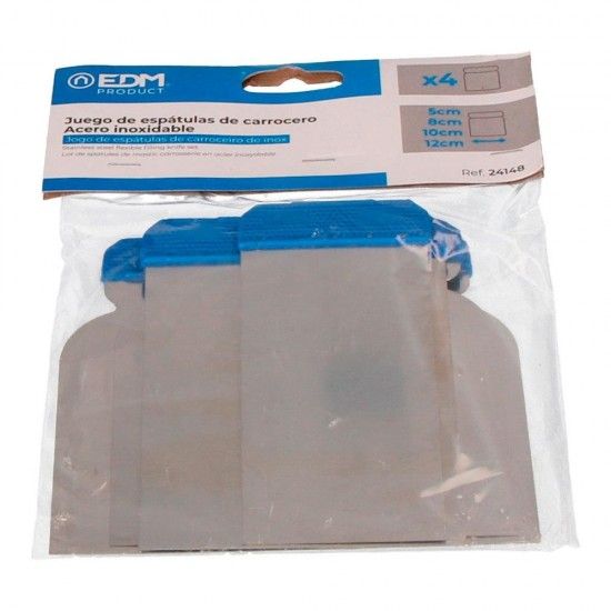 Jogo de esp�tulas de carroceiro a�o inoxid�vel ref� 24148 EDM