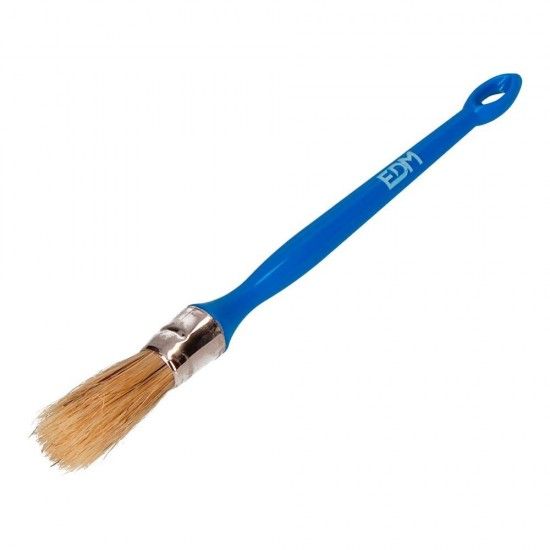 Trincha redonda n6 6mm especial para todo tipo de pinturas e barnizes ref 24117 EDM