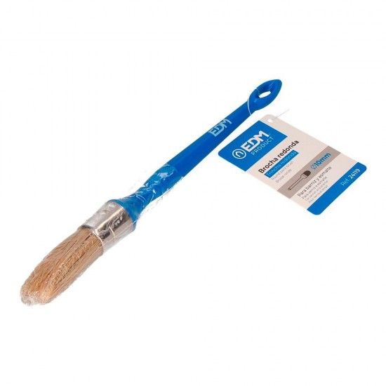 Trincha redonda n10 10mm especial para todo tipo de pinturas e barnizes. ref 24119 EDM