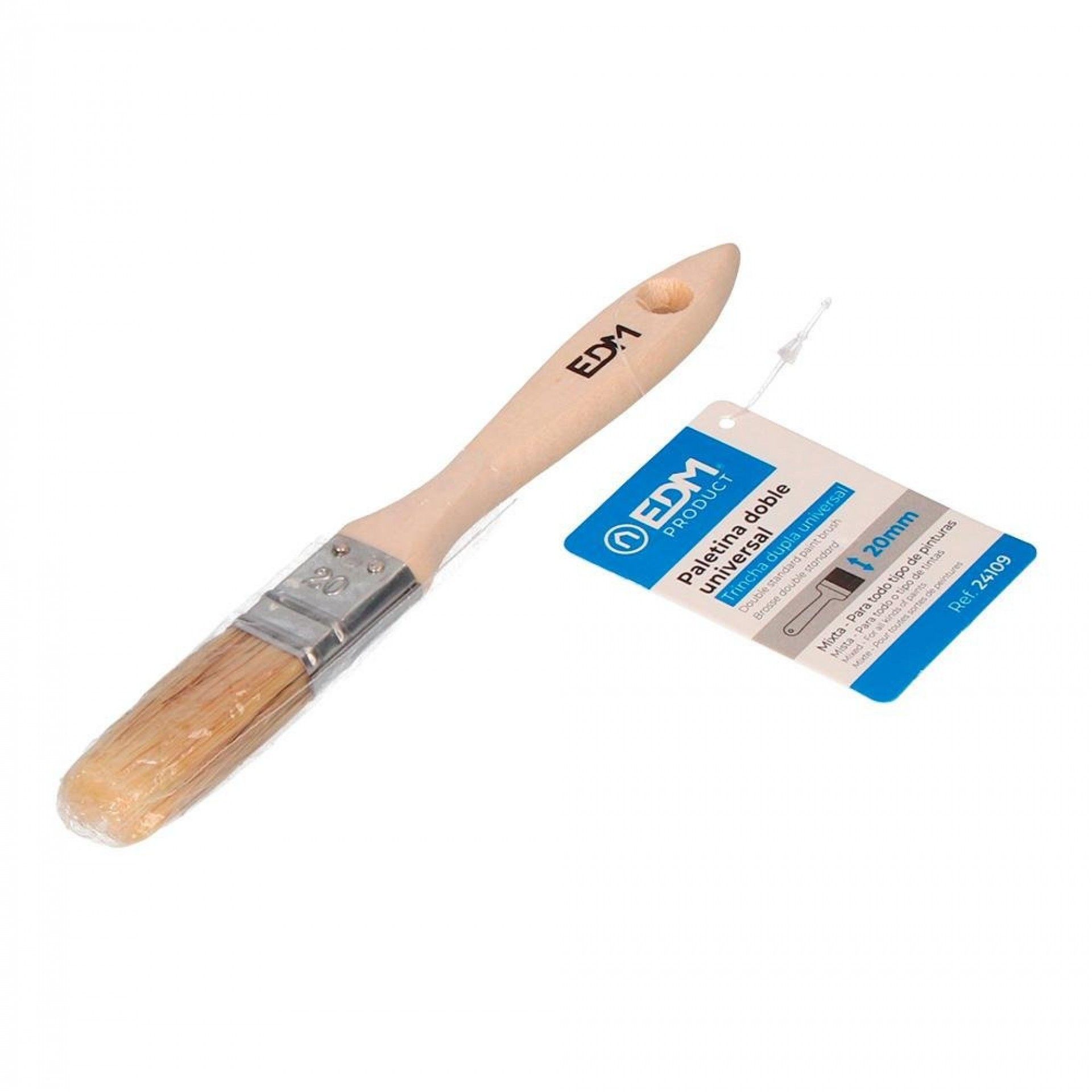 Trincha dupla standard 20mm refª 24109 EDM