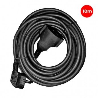 Extenso de cabo t/tl 10m 3x1,5mm preta ref 23603 EDM