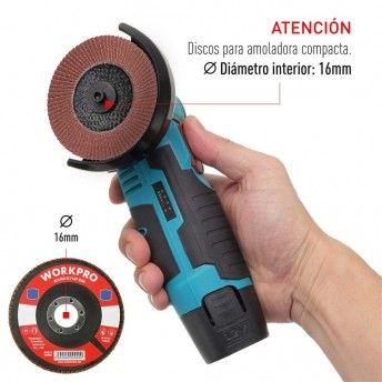 Disco minas plana l 100x16mm 120 g. ref 21146 WORKPRO