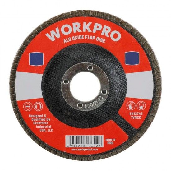 Disco l minas convexas 115x22,2mm 120 g. refª 21150 WORKPRO Disco l minas convexas 115x22,2mm 120 g. refª 21150 WORKPRO