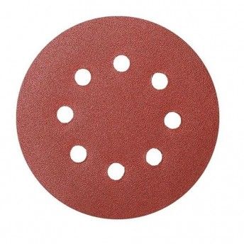 Disco de lixa adesivo 125mm, conjunto 5 unidades. ref 21153 WORKPRO